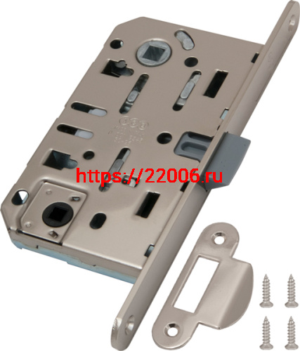 B01102.50.06.567 AGB (АГБ) Защелка врезная WC (никель) MEDIANA EV. (инд.упак+B01000.13) фото 3