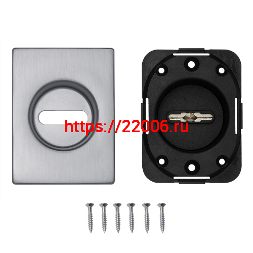 Накладка Fuaro (Фуаро) на сувальдный замок ESC.S-auto.RL/U/K.477 SSC-16 сатинрованный хром фото 4