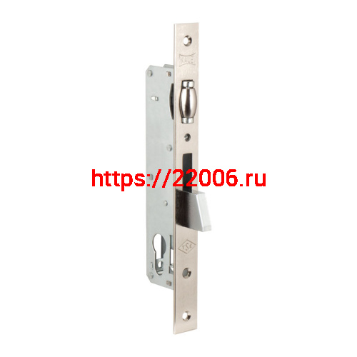 Корпус Kale kilit (Кале килит) узкопрофильного замка с роликовой защёлкой 255 (25 mm) w/b (никель) Корпус Kale kilit (Кале килит) узкопрофильного замка с роликовой защёлкой 255 (25 mm) w/b (никель)