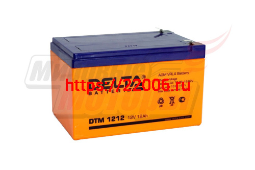 Аккумулятор герметичный 12В12Ач DELTA DTM1212 AGM (электроквадроциклы) Аккумулятор герметичный 12В12Ач DELTA DTM1212 AGM (электроквадроциклы)