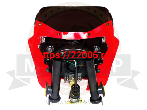 Щиток ветровой (круг. фара) орг.стекло Adventure Travel (почти АЛЬФА СПОРТ), крепления в комплекте фото 4 Щиток ветровой (круг. фара) орг.стекло Adventure Travel (почти АЛЬФА СПОРТ), крепления в комплекте фото 4