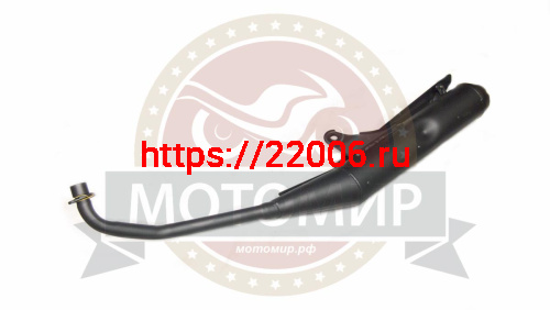 Глушитель TRICKLER XY110-17A в сборе с коленом (18012251) фото 2 Глушитель TRICKLER XY110-17A в сборе с коленом (18012251) фото 2