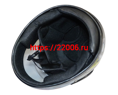 Шлем интеграл "Safelead" HF-908 (619) Детский E05 BLACK, TB-SILVER размер S (16 шт.) фото 5 Шлем интеграл "Safelead" HF-908 (619) Детский E05 BLACK, TB-SILVER размер S (16 шт.) фото 5