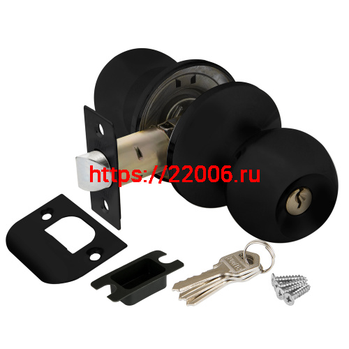 Ручка Punto (Пунто) защелка DK672 BL-ET (6072 BL-E) (кл./фик.) черный Ручка Punto (Пунто) защелка DK672 BL-ET (6072 BL-E) (кл./фик.) черный