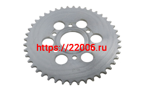 Звезда ведомая 44z (520) CG125-250, CB125-250; PHANTOM, ZF-KY, EKONIKA (ZF250-2) (6х48, D58) Звезда ведомая 44z (520) CG125-250, CB125-250; PHANTOM, ZF-KY, EKONIKA (ZF250-2) (6х48, D58)