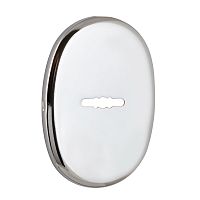 Накладка Fuaro (Фуаро) на сувальдный замок ESC.S.ECO/OV.475 (ESC 475 eco) CP хром