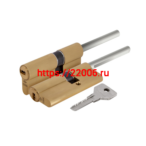 Цилиндровый механизм Cisa (Чиза) под вертушку (дл. шток) ASIX OE307-90.00 (80 мм/45+10+25), ЛАТУНЬ Цилиндровый механизм Cisa (Чиза) под вертушку (дл. шток) ASIX OE307-90.00 (80 мм/45+10+25), ЛАТУНЬ