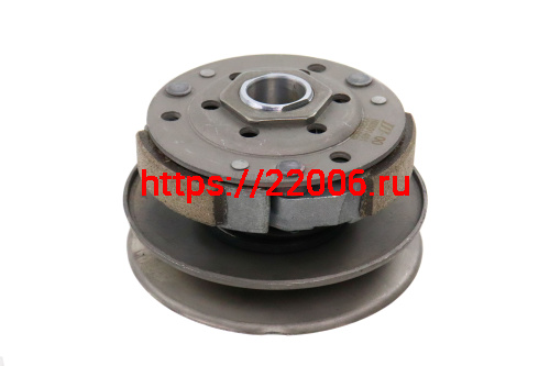 Муфта сцепления вариатора с колодками + ведомый конус (4такт Futong 50cc,GY6-50,Honda DIO AF-34/35)
