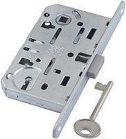 B06101.50.34 AGB (АГБ) Корпус врезного замка под кл.. (мат. хром) тех. уп. без отв. пл. MEDIANA POLARIS