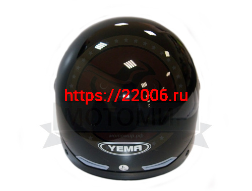 Шлем открытый YM-351_7 "YAMAPA", белый, черный, размер L, летний (NEW) (12 шт. в упак.) фото 3 Шлем открытый YM-351_7 "YAMAPA", белый, черный, размер L, летний (NEW) (12 шт. в упак.) фото 3