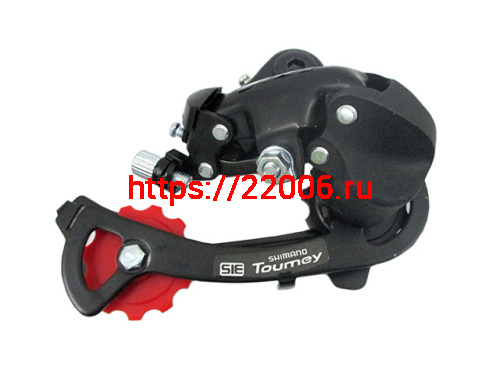 Переключатель скоростей задний (болт) аналог Shimano TZ30, черный