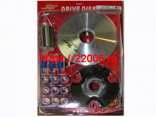 Вариатор спортивный Yamaha JOG-90 в сборе (палец, пружины сцепления, ролики 5/6/7 гр.) TMMP