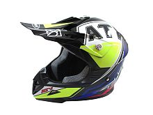 Мотошлем YM-915 черный/star (M)