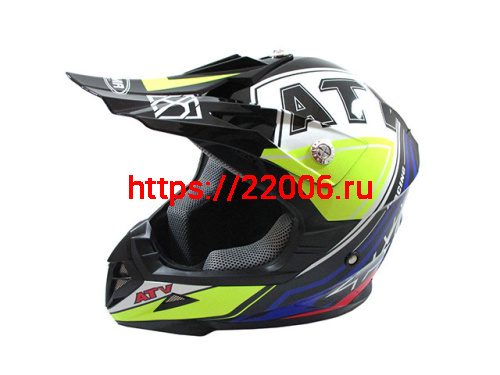 Мотошлем YM-915 черный/star (L) Мотошлем YM-915 черный/star (L)