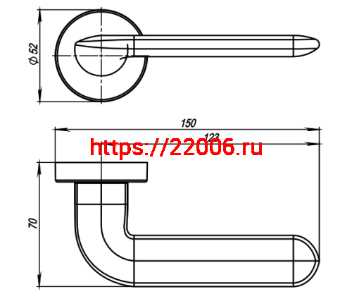 Ручка Armadillo (Армадилло) раздельная R.URB52.EXCALIBUR (EXCALIBUR URB4) MWSC-33 итальянский тисненый фото 3 Ручка Armadillo (Армадилло) раздельная R.URB52.EXCALIBUR (EXCALIBUR URB4) MWSC-33 итальянский тисненый фото 3