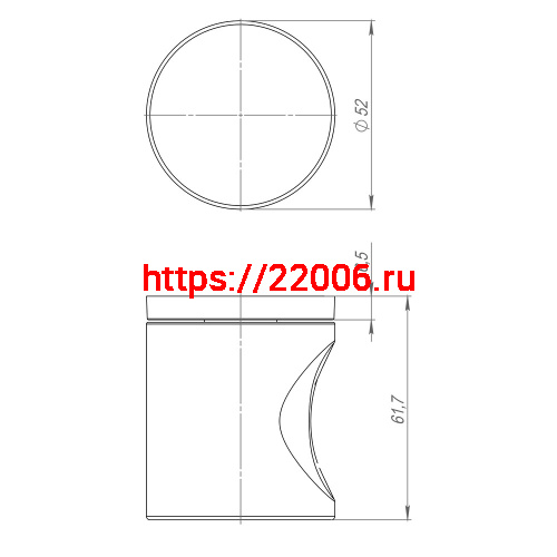 Ручка Armadillo (Армадилло) раздельная R.ART52.BALANCE FSG-39 флорентийское золото фото 5