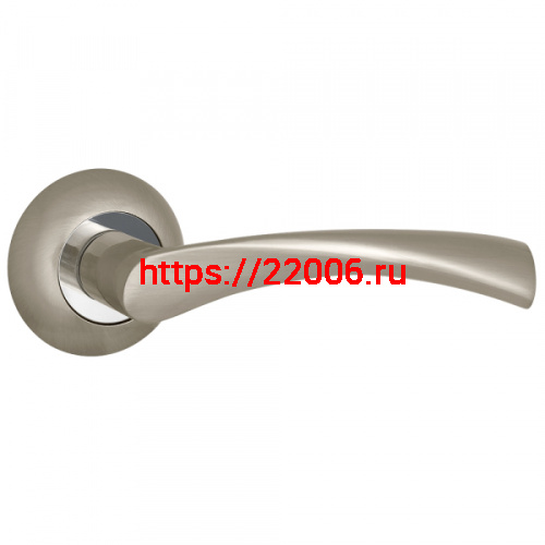 Ручка Punto (Пунто) раздельная CRONA TL/HD SN/CP-3 матовый никель/хром фото 2