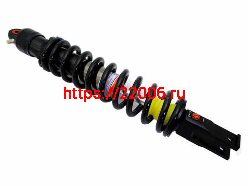 Амортизатор 480мм задний с подкачкой,  с регулировкой отбоя, d-10/10мм ухо/вилка