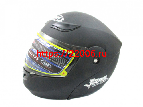 Мотошлем YM-920 черный матовый (L) Мотошлем YM-920 черный матовый (L)