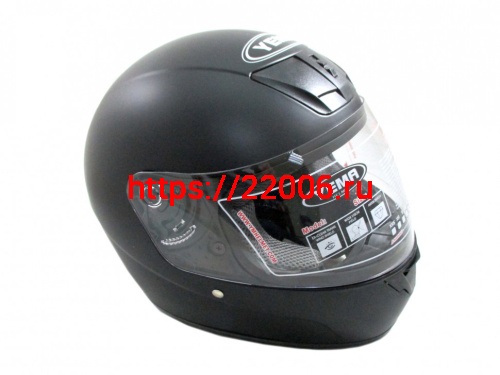 Мотошлем YM-802 черный матовый (XS) Мотошлем YM-802 черный матовый (XS)