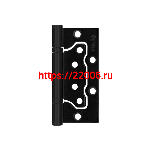 Петля Punto (Пунто) универсальная без врезки IN5200W/HD BL (200-2B 125x2,5) черный