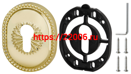 Декоративная накладка Armadillo (Армадилло) на цилиндр ET-DEC CL (ATC Protector 1) GP Золото фото 4