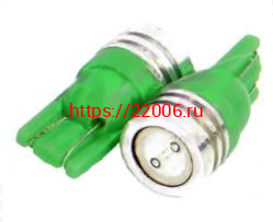 Лампа габарит, без цоколя (2 штуки) SMD зеленая Лампа габарит, без цоколя (2 штуки) SMD зеленая