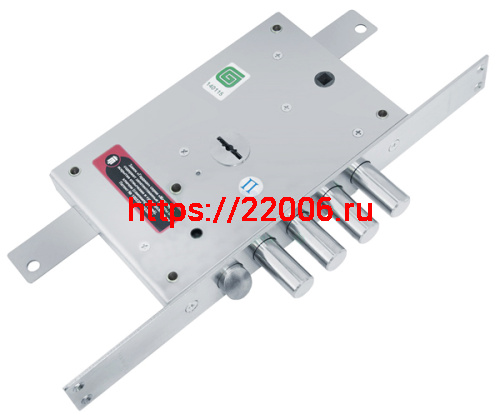 Замок Guardian (Гардиан) врезной сувальдный с защёлкой МАКСИМУМ ЗВ 21.12 ДТ с тягами (левый), 5 кл. /123:0219/ Замок Guardian (Гардиан) врезной сувальдный с защёлкой МАКСИМУМ ЗВ 21.12 ДТ с тягами (левый), 5 кл. /123:0219/