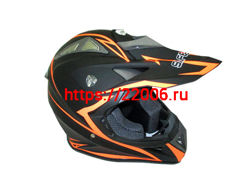 Мотошлем SAFEBET HF-116 (cross) flat black Q178-O (XL)