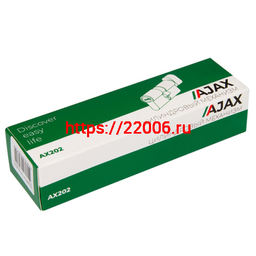 Цилиндровый Ajax (Аякс) механизм (AX200/60) AX2000Key60 (25+10+25) CP хром фото 2