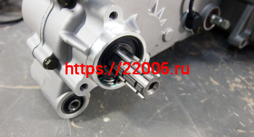 Двигатель Dingo150 (STELS Капитан) 4х такт.150 см3 157QMJ (GY6-150) моноблок с редуктором в сборе. фото 5