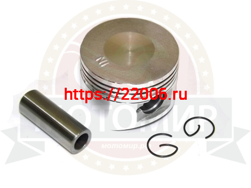 Поршень 57,40 мм 4 такт.скутер 157QMJ (GY6) 150cc (кольца, палец d15мм, стопор. кольца)
