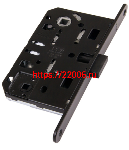 B06102.50.93 AGB (АГБ) (=B04102) Защелка врезная WC (черный) тех. уп. без отв. пл. MEDIANA POLARIS B06102.50.93 AGB (АГБ) (=B04102) Защелка врезная WC (черный) тех. уп. без отв. пл. MEDIANA POLARIS