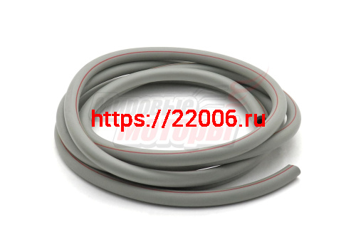 Бензошланг скутер, мопед резиновый, двухслойный серый d=9(5) mm (1м) "ММ" Бензошланг скутер, мопед резиновый, двухслойный серый d=9(5) mm (1м) "ММ"