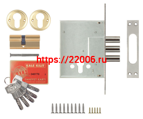 Замок Kale kilit (Кале килит) врезной цилиндровый 257, 5 кл. фото 3 Замок Kale kilit (Кале килит) врезной цилиндровый 257, 5 кл. фото 3