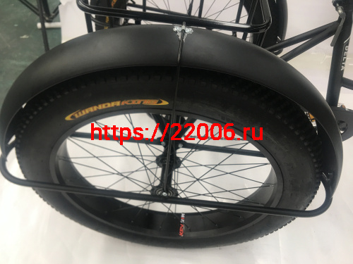Велосипед 26"х4,0" 3-х колесный грузовой ФЭТБАЙК DELTA FAT TRIKE (из 2х коробок ) (см. ЗИП) фото 3 Велосипед 26"х4,0" 3-х колесный грузовой ФЭТБАЙК DELTA FAT TRIKE (из 2х коробок ) (см. ЗИП) фото 3