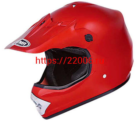 Мотошлем YM-210 KIDS красный (S) Мотошлем YM-210 KIDS красный (S)