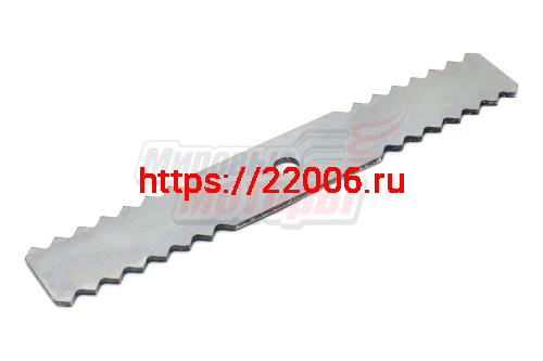 Нож к зернодробилке короткий фигурный 175мм (Фермер)