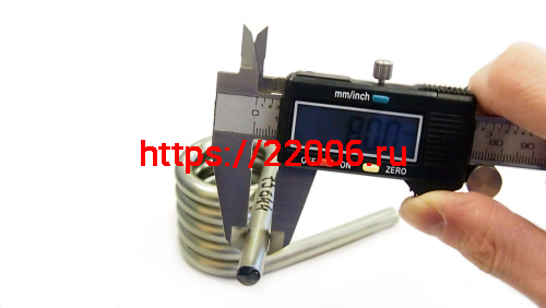 Пружина Буран катков короткая УСИЛЕННАЯ (на 1 гус. 6 шт.)(левая 110200142)  5 вит. ф8мм пр-во РОССИЯ фото 2