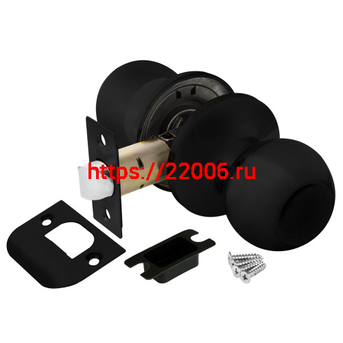 Ручка Punto (Пунто) защелка DK672 BL-PS (6072 BL-P) (без фик.) черный Ручка Punto (Пунто) защелка DK672 BL-PS (6072 BL-P) (без фик.) черный