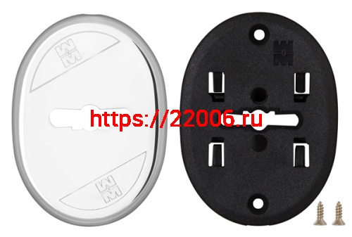 Накладка Mottura (Моттура) на сувальдный замок овальная 95.323 (ХРОМ), 1 шт Накладка Mottura (Моттура) на сувальдный замок овальная 95.323 (ХРОМ), 1 шт