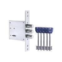 Замок Punto (Пунто) врезной сувальдный MDV30S-817 CP (V30/S) CP хром длиный ключ