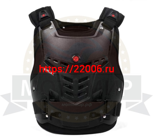 Защита тела мото SCOYCO AM05, (типа "звездных войн"), цвет черный+черный, р-р XL фото 2