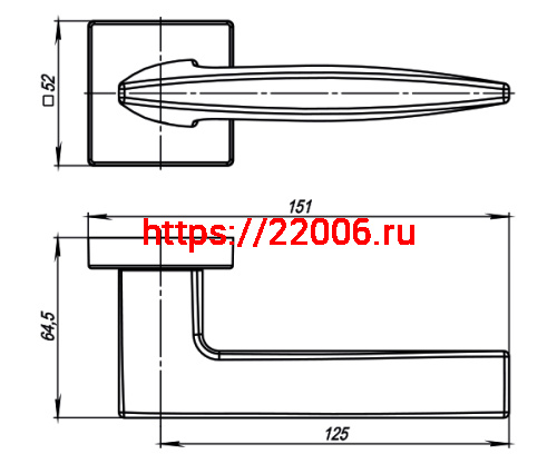 Ручка Armadillo (Армадилло) раздельная K.USQ52.SQUID FSG флор. золото фото 3 Ручка Armadillo (Армадилло) раздельная K.USQ52.SQUID FSG флор. золото фото 3