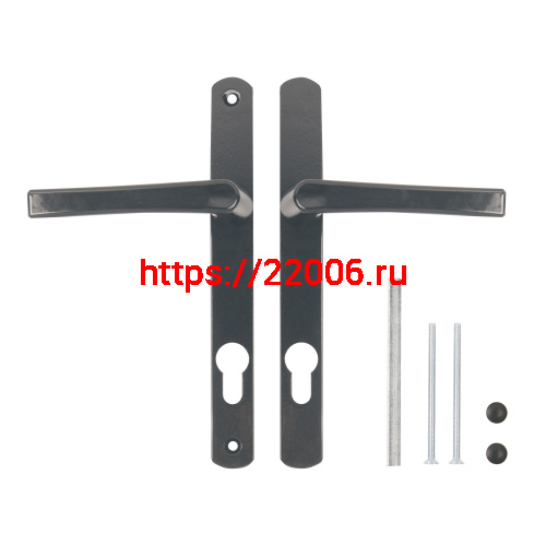 Ручка Punto (Пунто) на планке HANDLE.85.25.67-75 RAL 7016 антрацит фото 3