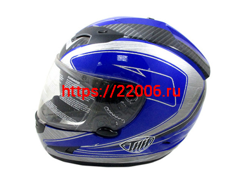 Мотошлем THH TS-42 №7 blue/ gray (M) Мотошлем THH TS-42 №7 blue/ gray (M)