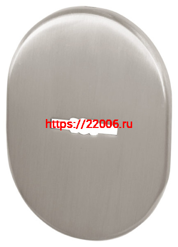 Накладка Fuaro (Фуаро) на сувальдный замок ESC.S.SF/OV.475 (ESC 475) SN мат.никель