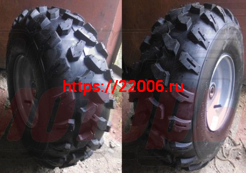 Колёса стальные с подшипниками (6205) 19х7-8 d.25mm. (протектор ЕЛОЧКА)(ПАРА)