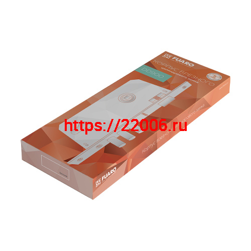 Корпус Fuaro (Фуаро) врезного замка с защёлкой DD900/C-45.85.3MR (900 3MR/CP W/B) CP хром фото 2