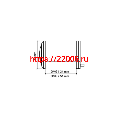 Глазок Armadillo (Армадилло) дверной, оптика стекло DV-PRO 1/60-35/BR/HD (DVG1/HD) CP хром фото 3 Глазок Armadillo (Армадилло) дверной, оптика стекло DV-PRO 1/60-35/BR/HD (DVG1/HD) CP хром фото 3